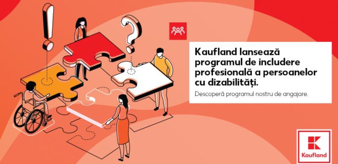 Kaufland România angajează peste 500 de persoane cu dizabilități până în aprilie 2020