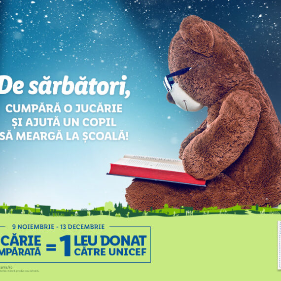 Lidl susține accesul la educație de calitate pentru copiii din medii vulnerabile, printr-o nouă campanie derulată împreună cu UNICEF în România