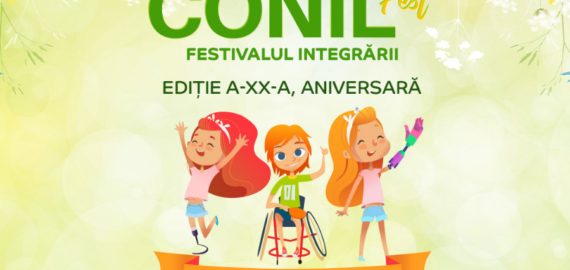 Asociația CONIL  organizează CONIL Fest, Festivalul Integrării în 28-29 mai 2022, la Circul Metropolitan București
