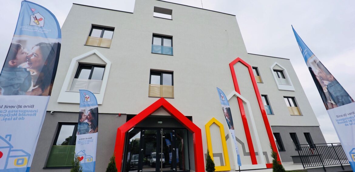 Cea de-a treia Casă Ronald McDonald din România se deschide la Iași