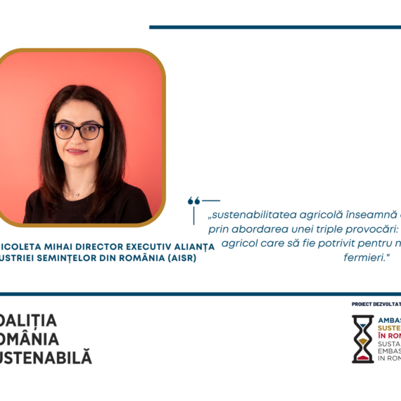 ALINA NICOLETA MIHAI- DIRECTOR EXECUTIV Alianța Industriei Semințelor din România (AISR)
